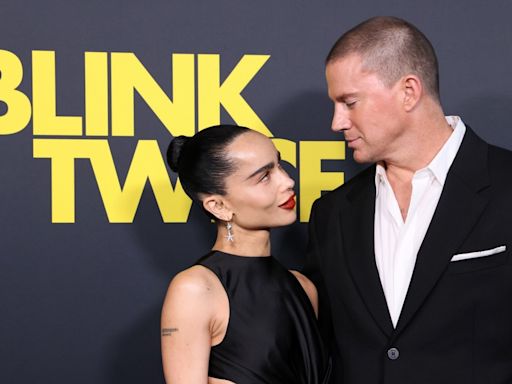 Zoe Kravitz y Channing Tatum derrochan amor en su debut como pareja en la alfombra de su nueva película