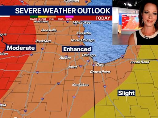 Chicago weather: Severe storms, destructive winds and tornadoes possible tonight