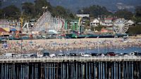 Santa Cruz Boardwalk s Giant Dipper roller coaster turns 100