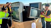 Nearly 30 tons of electronics dropped off for recycling at Aurora drive-thru event