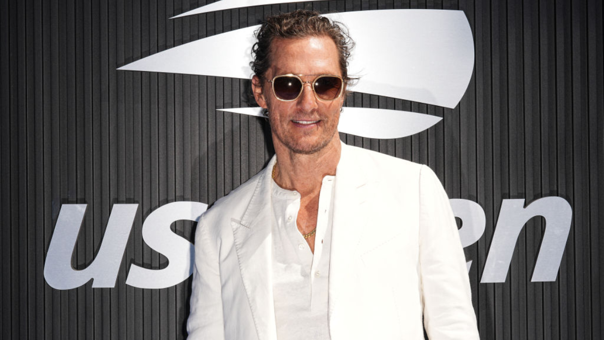 Matthew McConaughey Stylishly Shows True Patriotism At US Open