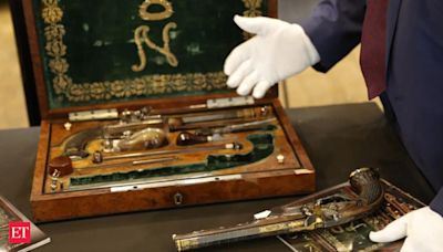 Napoleon's pistols sold for €1.69 million at Fontainebleau auction - The Economic Times