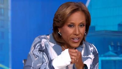 Robin Roberts Returns to “GMA” with Fractured Wrist After 'Little Tumble on the Tennis Court'