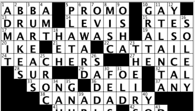 Off the Grid: Sally breaks down USA TODAY's daily crossword puzzle, Laundry Day