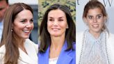 Princess Kate, Queen Letizia and Princess Beatrice just wore (almost) the same outfit