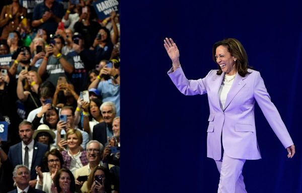 Harris v Trump live: Donald Trump allegedly called Kamala Harris a ‘b****’ as she surges in polls