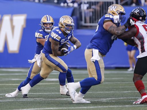 Winnipeg Blue Bombers top Ottawa Redblacks 25-16 for first win of CFL season