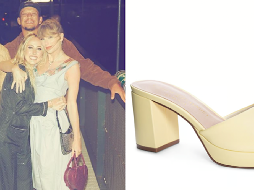 Taylor Swift's butter yellow date night heels are on sale RN