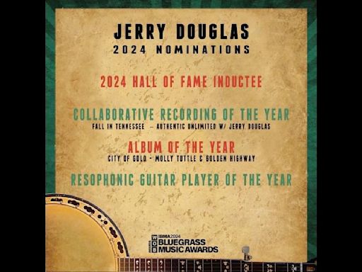 Jerry Douglas Reacts To Bluegrass Hall Of Fame Induction