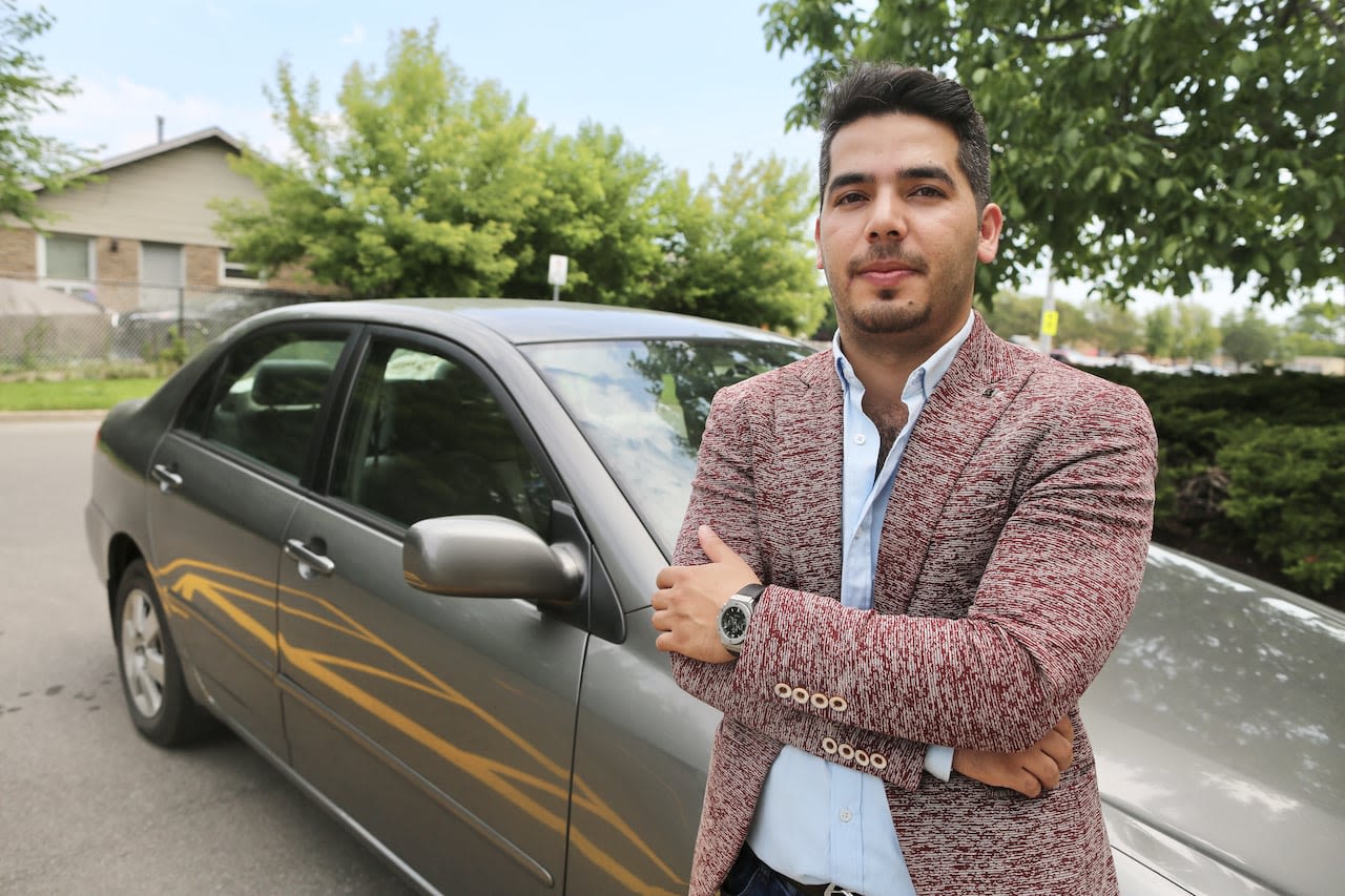 He pays $300 a month for car insurance. Higher rates for immigrants are an 'injustice,' advocate says