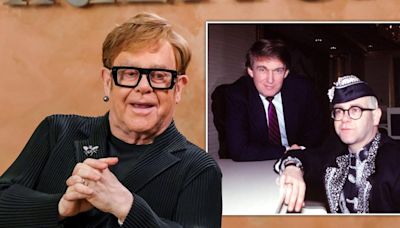 Sir Elton John praises fan Donald Trump's use of his song lyric as 'brilliant'