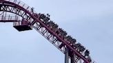 People left trapped on top of one of world’s largest rollercoaster after loose scarf