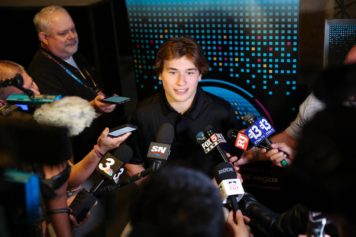 Top prospects eager for ‘really special’ NHL draft at The Sphere