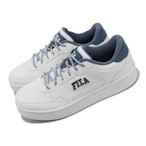 Fila 休閒鞋 Court Trend 男鞋 白 藍 皮革 刺繡LOGO 小白鞋 斐樂 1C929X113