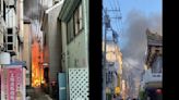 日本橫濱中華街驚傳大火 黑煙瀰漫、39台消防車出動滅火