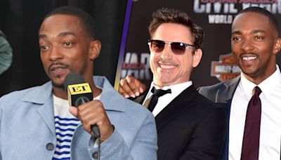 Anthony Mackie Shares Why He Wants to Punch Robert Downey Jr. in the Face! (Exclusive)