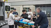 EMT students-in-training participate in mock mass-casualty training at CTE Academy