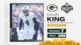 Green Bay Packers 2024 seventh-round pick: CB Kalen King