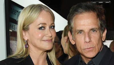 Ben Stiller and Christine Taylor pose for a rare photo with their 22-year-old daughter