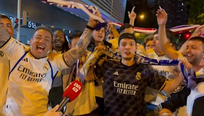 Las reacciones de los aficionados del Real Madrid después del triunfo contra el Bayern Múnich