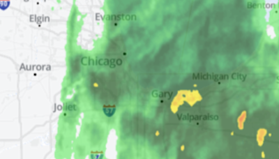 Live Radar: Track steady, widespread rain across Chicago area