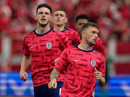 England duo Declan Rice and Kieran Trippier absent as Luke Shaw trains ahead of Slovakia knockout clash