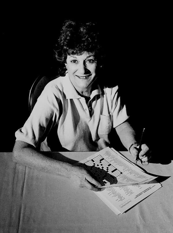 Nancy Schuster, Crossword Champion, Creator and Editor, Dies at 90