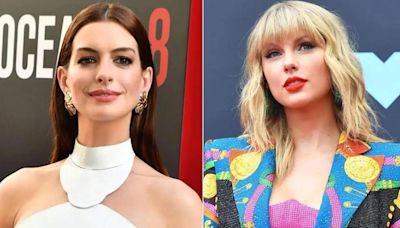 Anne Hathaway attends Taylor Swift’s Eras Tour show in Germany