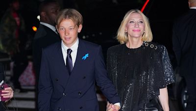 Cate Blanchett holds hands with son Dashiell, 22