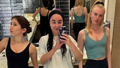 Amanda Bynes smiles at gym in rare selfie with friends after Quiet On Set doc‌