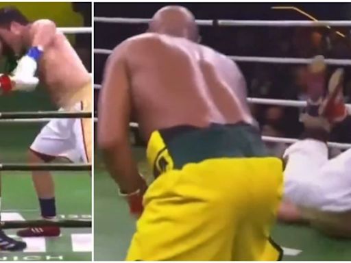 Embarrassing footage emerges of Anderson Silva & Chael Sonnen's boxing fight