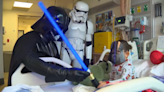 Star Wars characters visit young patients in Long Beach