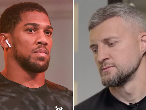 Listen to Anthony Joshua's brutal voice note to Carl Froch after public fallout