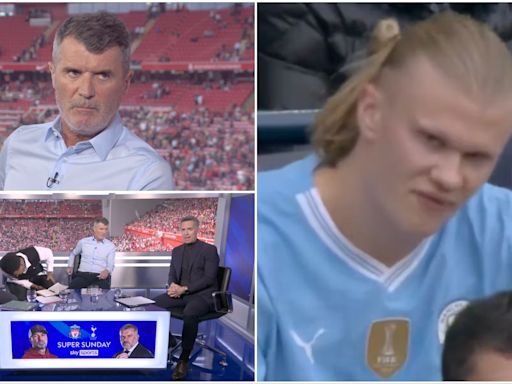 Roy Keane savaging Haaland for his reaction to being subbed off v Wolves was TV gold