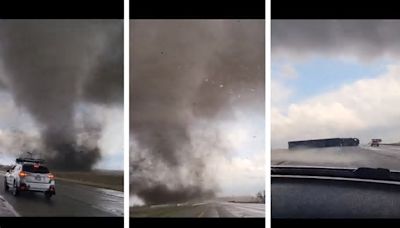 De película: tornado azota Nebraska; voltea hasta un tráiler I VIDEO