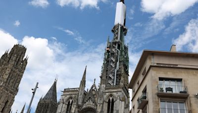 Relief in Rouen as cathedral fire extinguished