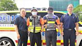 立領避割喉風險！防切割穿刺救護背心 台南消防局獲贈64件 - 社會