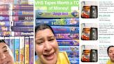 Thrifter claims these old VHS tapes could help TikTokers pay off their student loans: ‘I knew I saved them for a reason’