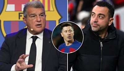 Xavi and Barcelona board clashed over Lewandowski - it was the 'key reason' for his sacking