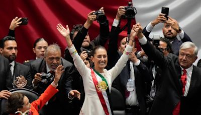 'Presidenta! Presidenta!': Claudia Sheinbaum sworn in as Mexico's first female head of state