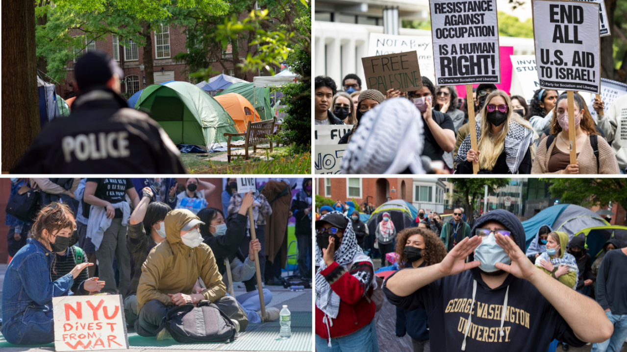 Why are college students protesting?