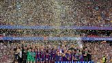 UEFA celebrates growth of women’s soccer as Barcelona lifts another Women’s Champions League trophy