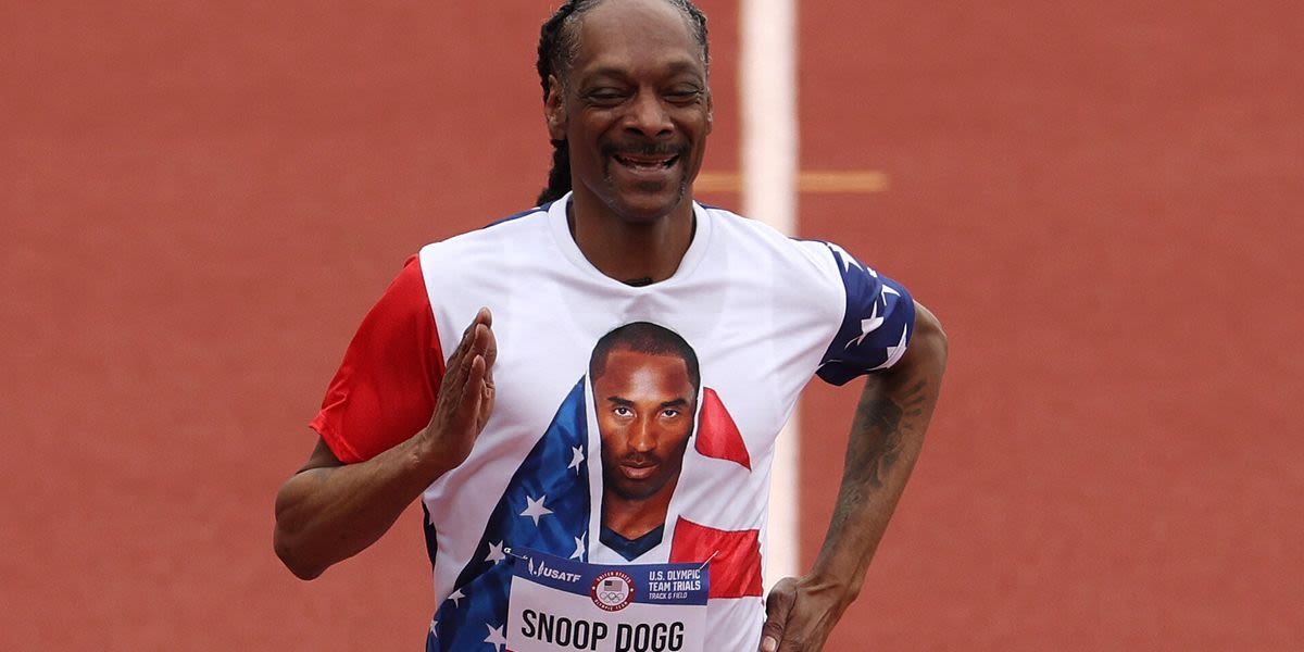 Snoop Dogg Puts His Best Foot Forward At U.S. Olympic Trials