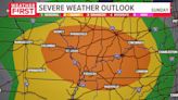 Two rounds of strong storms Sunday