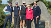 Trio of golfing superstars hit famous Irish links after Open Championship