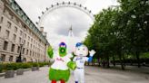 The Phillie Phanatic has landed in London. Let the antics ensue.