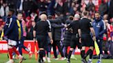 Nottingham Forest coach called referee ‘f------ c---’ three times as fury at Liverpool goal revealed