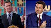 East vs. west, red vs. blue: DeSantis and Newsom agree to debate