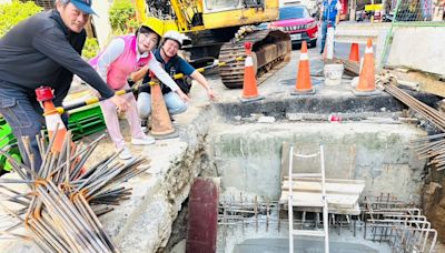 改善台中大雅中山北路淹水 雨水下水道工程明年4月完工