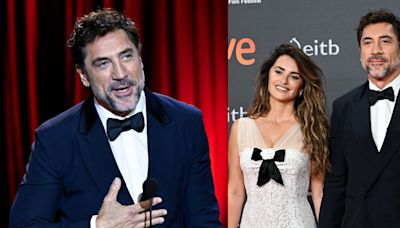 Javier Bardem Says Sweetest Things About Wife Penelope Cruz While Accepting Award at San Sebastian Film Festival